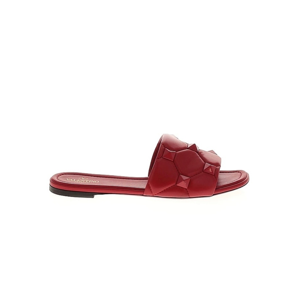 Valentino Women's Red Slide Sandals